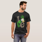 St Patrick's Day Love Gnomes Shamrock Horseshoe Ir T-shirt (Voorkant volledig)