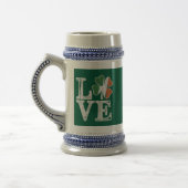 St Patricks Day Love Lucky Irish Shamrock Green Bierpul (Links)