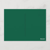 St Patricks Day Love Lucky Irish Shamrock Green Briefkaart (Achterkant)