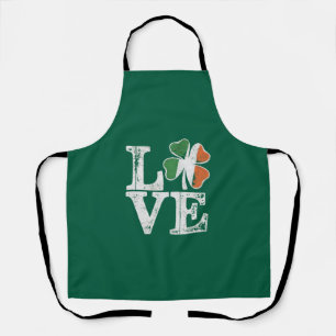 St Patricks Day Love Lucky Irish Shamrock Green Schort