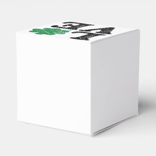 St Patrick's Day LOVE Shamrock Irish Bedankdoosjes (Achterkant)