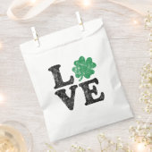 St Patrick's Day LOVE Shamrock Irish Bedankzakje (Geknipt)