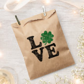 St Patrick's Day LOVE Shamrock Irish Bedankzakje (Geknipt)