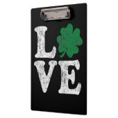 St Patrick's Day LOVE Shamrock Irish Klembord (Links)
