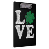 St Patrick's Day LOVE Shamrock Irish Klembord (Rechts)