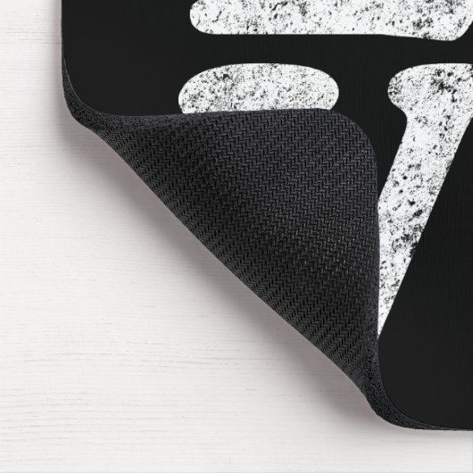 St Patrick's Day LOVE Shamrock Irish Muismat (Hoek)