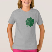 St Patrick's Day LOVE Shamrock Irish T-shirt (Voorkant)