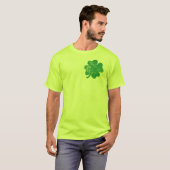 St Patrick's Day LOVE Shamrock Irish T-shirt (Voorkant volledig)