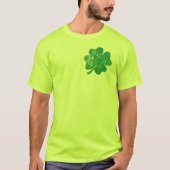 St Patrick's Day LOVE Shamrock Irish T-shirt (Voorkant)