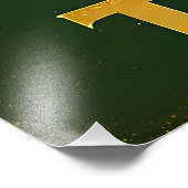 St. Patrick's Day Luck Of The Irish Clover Martini Foto Afdruk (Hoek)