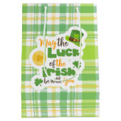 St Patrick's Day Luck of the Irish Play Medium Cadeauzakje (Achterkant)