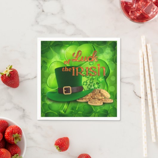 St. Patrick's Day - "Luck of the Irish" Servet (Insitu)