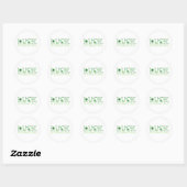 St. Patrick's Day Luck Ronde Sticker (Vel)