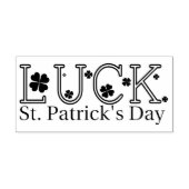 St. Patrick's Day Luck Rubberstempel (Afrduk)