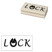 St. Patrick's Day Luck Rubberstempel (Gestempeld)