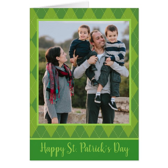 St. Patrick's Day Luck steek je foto in (Voorkant)