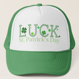 St. Patrick's Day "Luck" Trucker Hat Pet