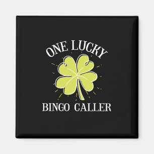 St Patricks Day Lucky Bingo Caller Gift Magneet