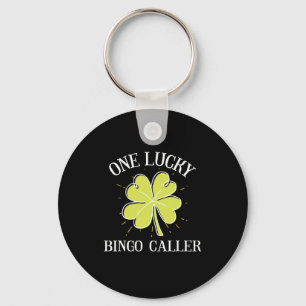 St Patricks Day Lucky Bingo Caller Gift Sleutelhanger