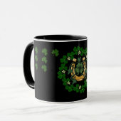 St. Patrick's Day Lucky Charm Hoefijzer Mok (Voorkant links)