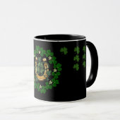 St. Patrick's Day Lucky Charm Hoefijzer Mok (Voorkant rechts)
