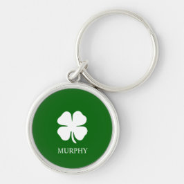 St Patrick's Day Lucky Clover Green Irish Shamrock Sleutelhanger