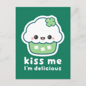 St Patrick's Day Lucky Cupcake Briefkaart (Voorkant)