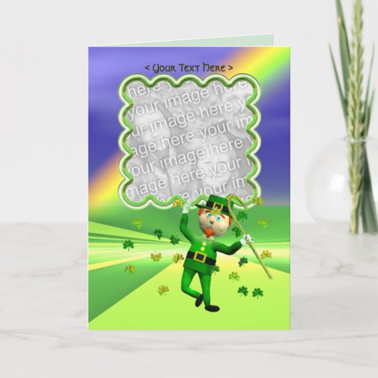 St. Patrick's Day Lucky Dance Template Kaart (Voorkant)