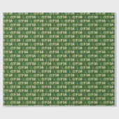 St. Patrick's Day Lucky Day Groen Cadeaupapier (Vlak)