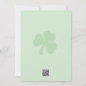 St. Patricks Day - Lucky Day Invitation Kaart (Achterkant)