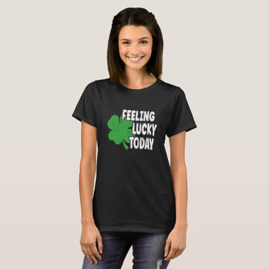 St Patrick's Day Lucky Day T-shirt (Voorkant volledig)