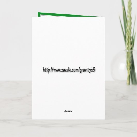 St Patrick's Day Lucky Dog Kaart (Achterkant)