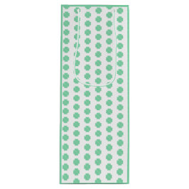 St. Patrick's Day Lucky Green Clover Shamrock Wijn Cadeautas