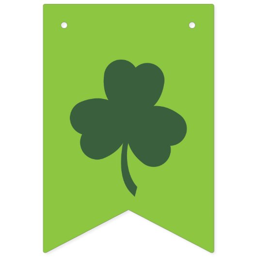 St. Patrick's Day Lucky Green Clover Vlaggetjes (Derde vlag)