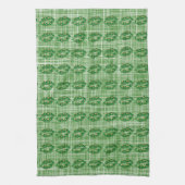 St. Patricks Day Lucky Green Lips Theedoek (Verticaal)