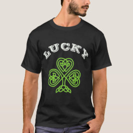 St. Patricks Day Lucky Green Shamrock T-shirt