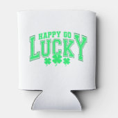 St Patrick's Day Lucky groen bier stijlvol Blikjeskoeler (Achterkant)