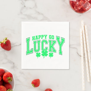 St Patrick's Day Lucky groen bier stijlvol Servet