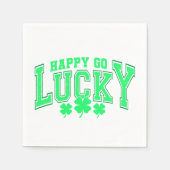 St Patrick's Day Lucky groen bier stijlvol Servet (Voorkant)