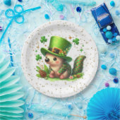 St. Patrick's Day Lucky Hedgehog Papieren Bordje (Feest)