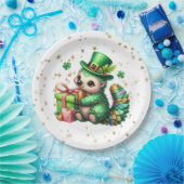 St. Patrick's Day Lucky Hedgehog Papieren Bordje (Feest)