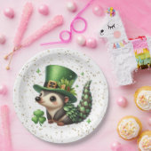 St. Patrick's Day Lucky Hedgehog Papieren Bordje (Feest)