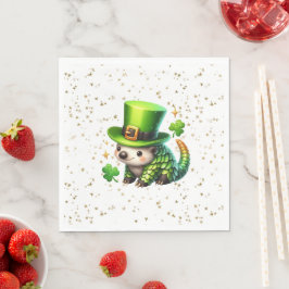 St. Patrick's Day Lucky Hedgehog Servet