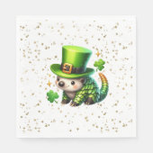St. Patrick's Day Lucky Hedgehog Servet (Voorkant)