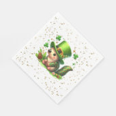 St. Patrick's Day Lucky Hedgehog Servet (Hoek)