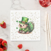 St. Patrick's Day Lucky Hedgehog Servet (Insitu)