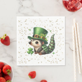St. Patrick's Day Lucky Hedgehog Servet