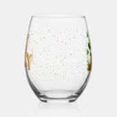 St. Patrick's Day Lucky Hedgehogs Wijnglas Zonder Voet (Rechts)