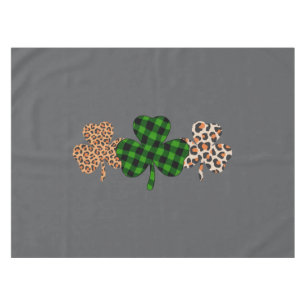 St. Patrick's Day Lucky Iers Groen Geruit Shamrock Tafelkleed