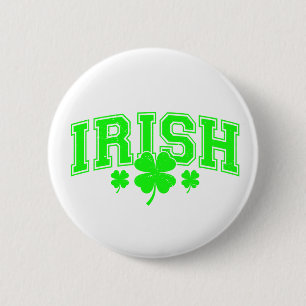 St. Patrick's Day Lucky Ierse stijl Ronde Button 5,7 Cm